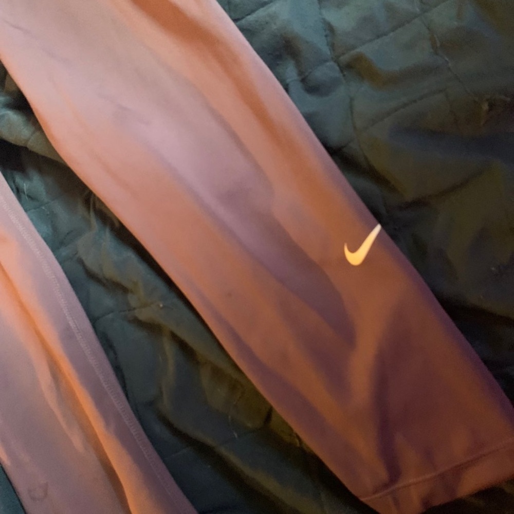 purple nike leggings so cute